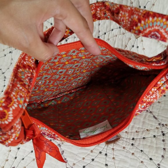 EUC Vera Bradley Paprika Hobo Hand Bag - Picture 7 of 8